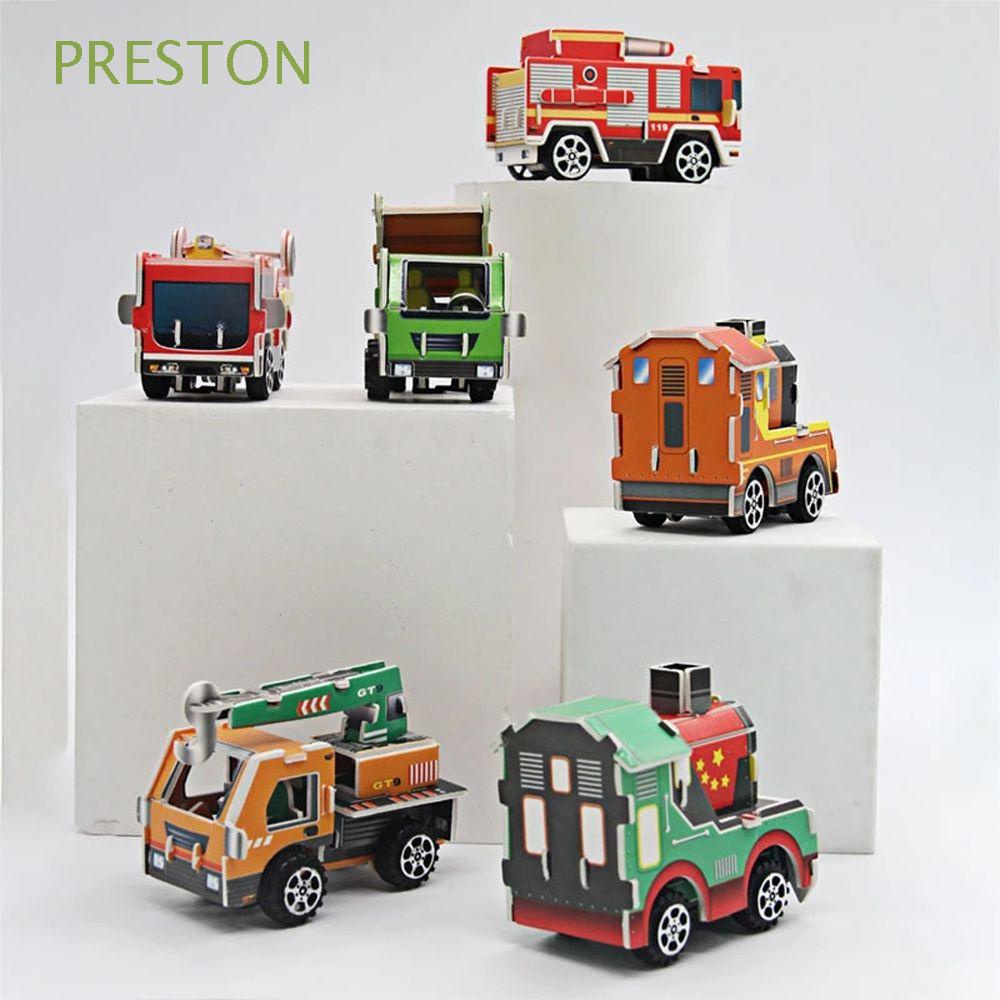 Đồ Chơi Mô Hình Lắp Ráp Phương Tiện Giao Thông 3D DIY Sáng Tạo Cho Trẻ Em