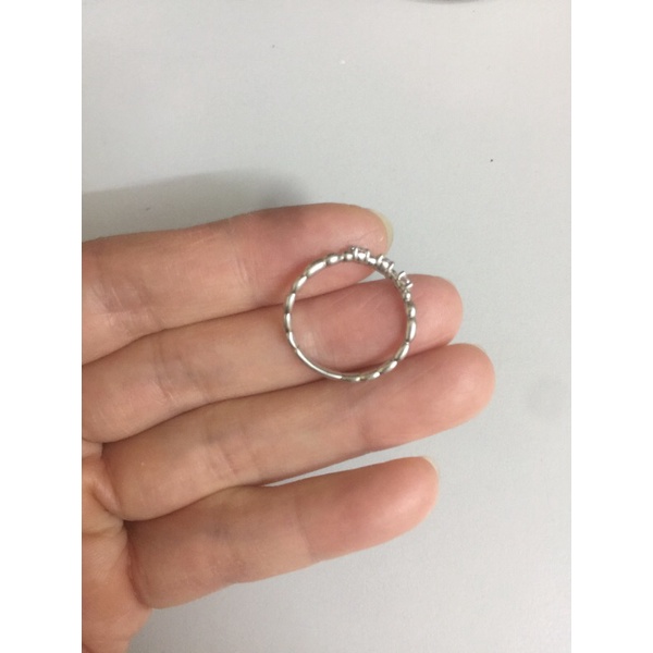 Nhẫn bạc đá trắng si tuyển