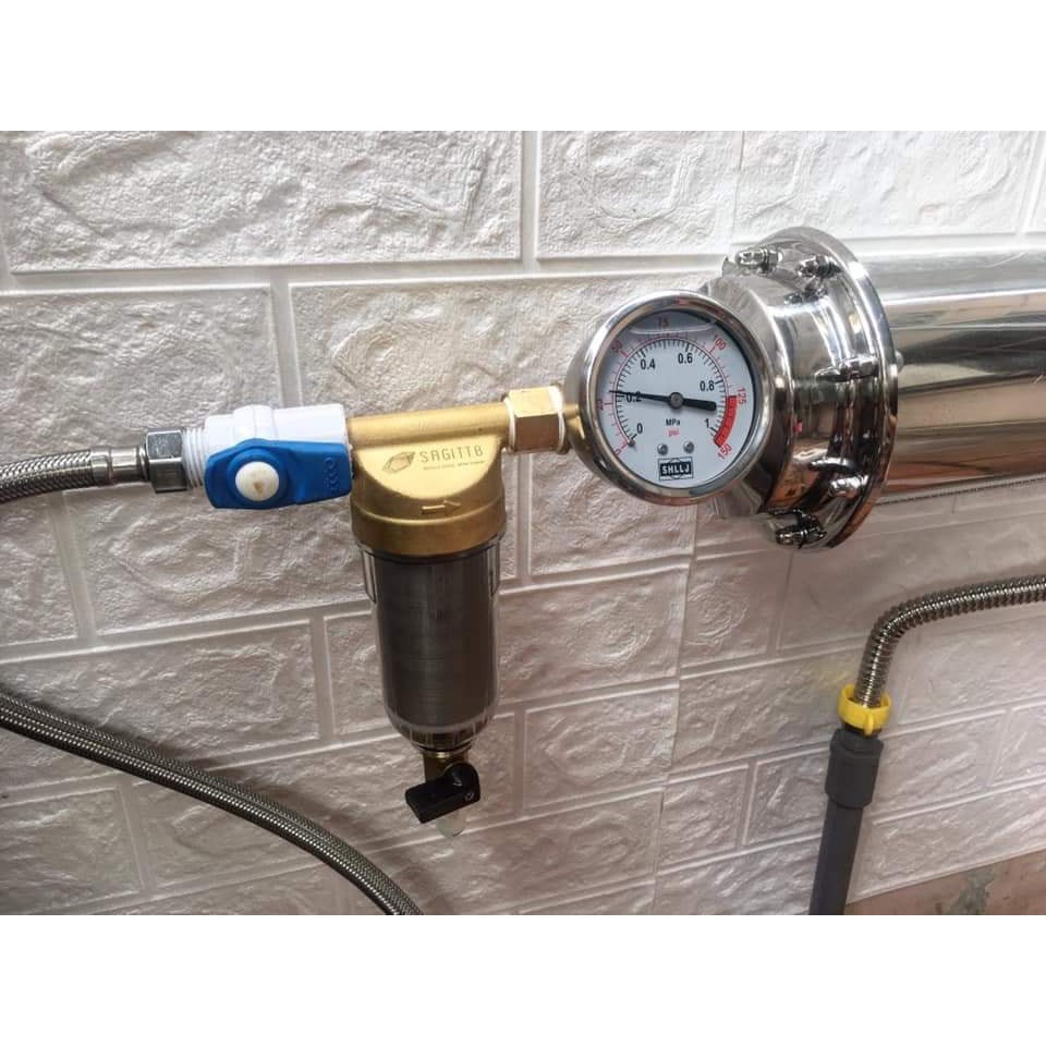 Bộ lọc nước sinh hoạt gia đình,ống lọc UF vỏ inox 304 1000L/3000L/5000L