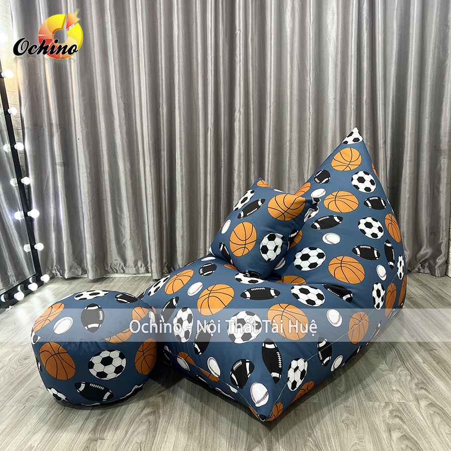 Ghế Lười Hạt Xốp Dáng Thuyền Ngồi Thư Giãn Thoải Mái (Nhiều Mẫu Chọn)
