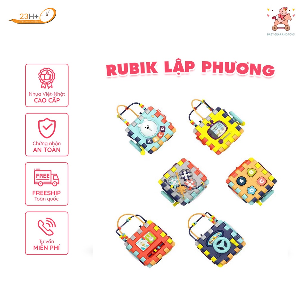 Đồ Chơi Rubik Lập Phương Rèn Luyện Trí Tuệ Cho Bé Nhựa Việt  Nhật - Hàng Chính Hãng