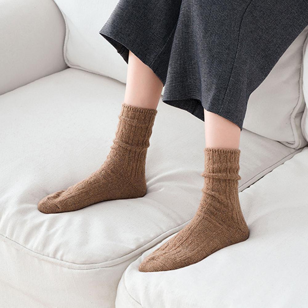 AROMA Đôi Vớ ThoáNg Khí HọA TiếT Dễ Thương ThờI Trang Thu Đông Cho Nữ