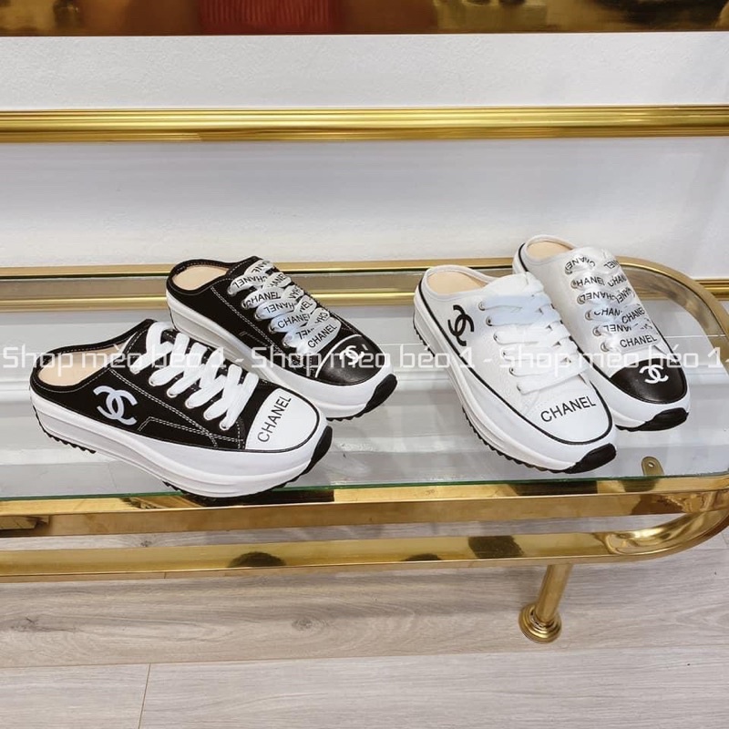 Giày sục thể thao cn mũi pha đế cao fullbox