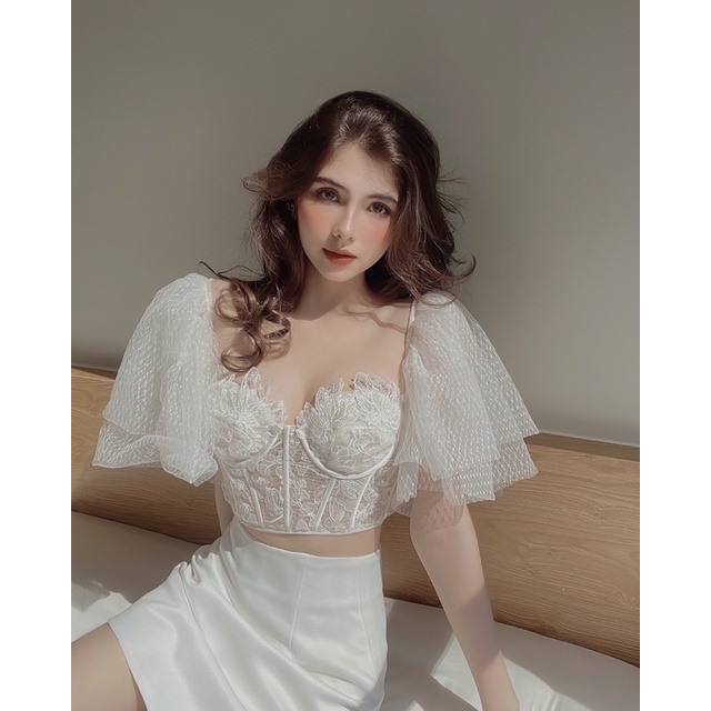 REVER TOP & REVER SKIRT - Áo corset cách điệu và chân váy