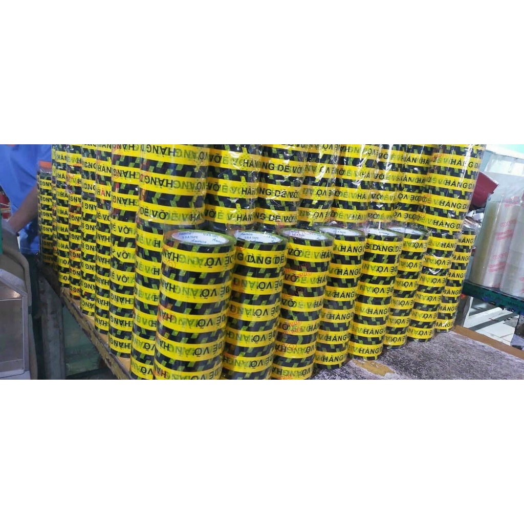 6 cuộn băng keo hàng dễ vỡ dán thùng siêu chắc chắn giá rẻ tận xưởng hỏa tốc giao ngay
