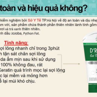 [Sale sốc] GEL TẨY LÔNG D'rose [chính hãng ]