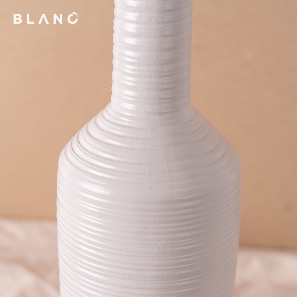 Bình Hoa Gốm Sứ Bát Tràng Chava BLANC' Cao 43cm