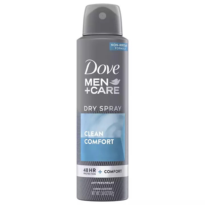 (Chính Hãng)[Mẫu mới DOVE MEN] Xịt Khử Mùi Nam Dove Men+Care 48h 150ml+UK