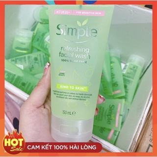 Simple Sữa Rửa Mặt Simple Refreshing Facial Wash 150ml