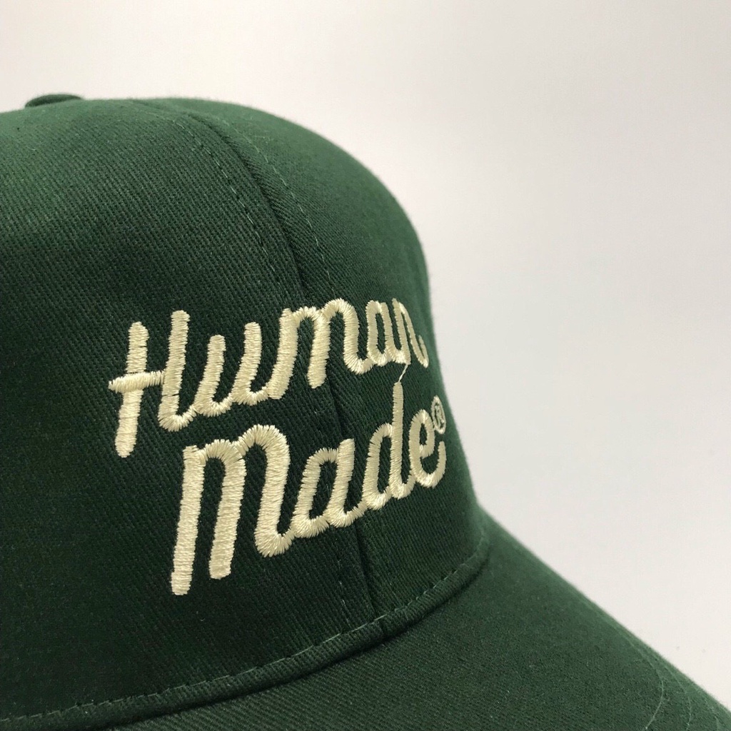 Mũ lưỡi trai ❤️ Nón kết thêu chữ Human Made chất kaki cao cấp form unisex nam nữ M89