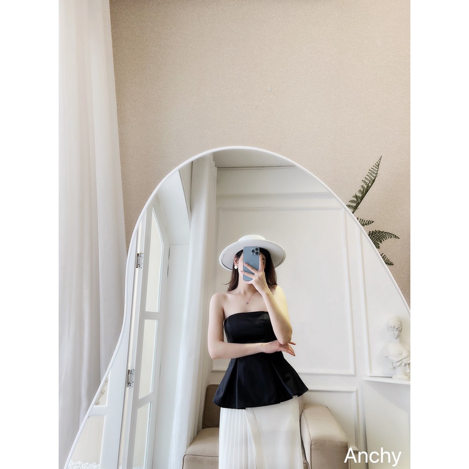 AT002 - Áo quây đen xòe