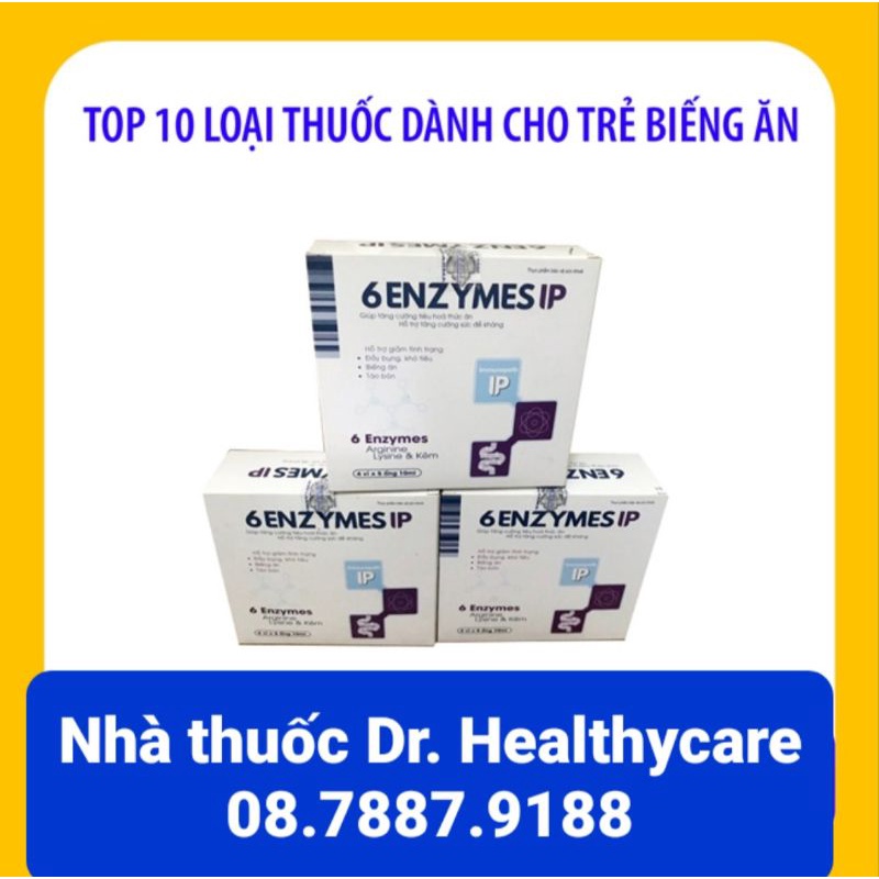 Men tiêu hóa 6 ENZYMES IP – Khắc phục biếng ăn, chậm tăng cân