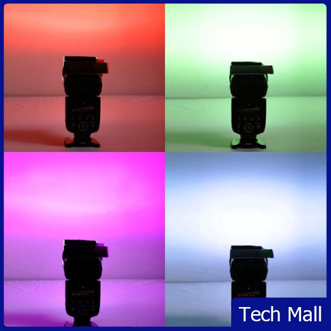 Set 12 kính lọc hiệu ứng màu khuếch tán ánh sáng cho đèn Speedlite má | WebRaoVat - webraovat.net.vn