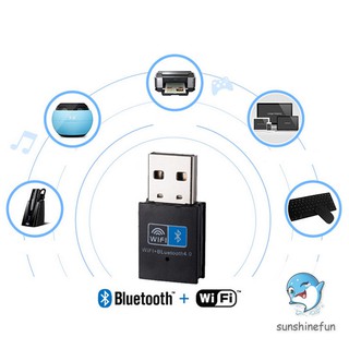 USB bluetooth mini không dây 150Mbps 2 trong 1 cho máy tính , PC