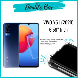 Ốp Điện Thoại Nhựa Acrylic Cứng Trong Suốt Chống Sốc Cho VIVO Y51 2020 6.58 Inch