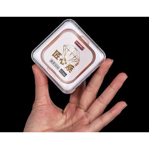 Cước câu cá Yudeli 50m siêu bền mềm mượt chuyên làm trục, thẻo