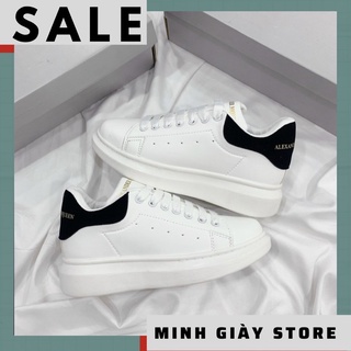 [Tặng box, bill ] MCQueen Gót Nỉ - Gót Nhung_ Giày thể thao độn đế full size Nam Nữ