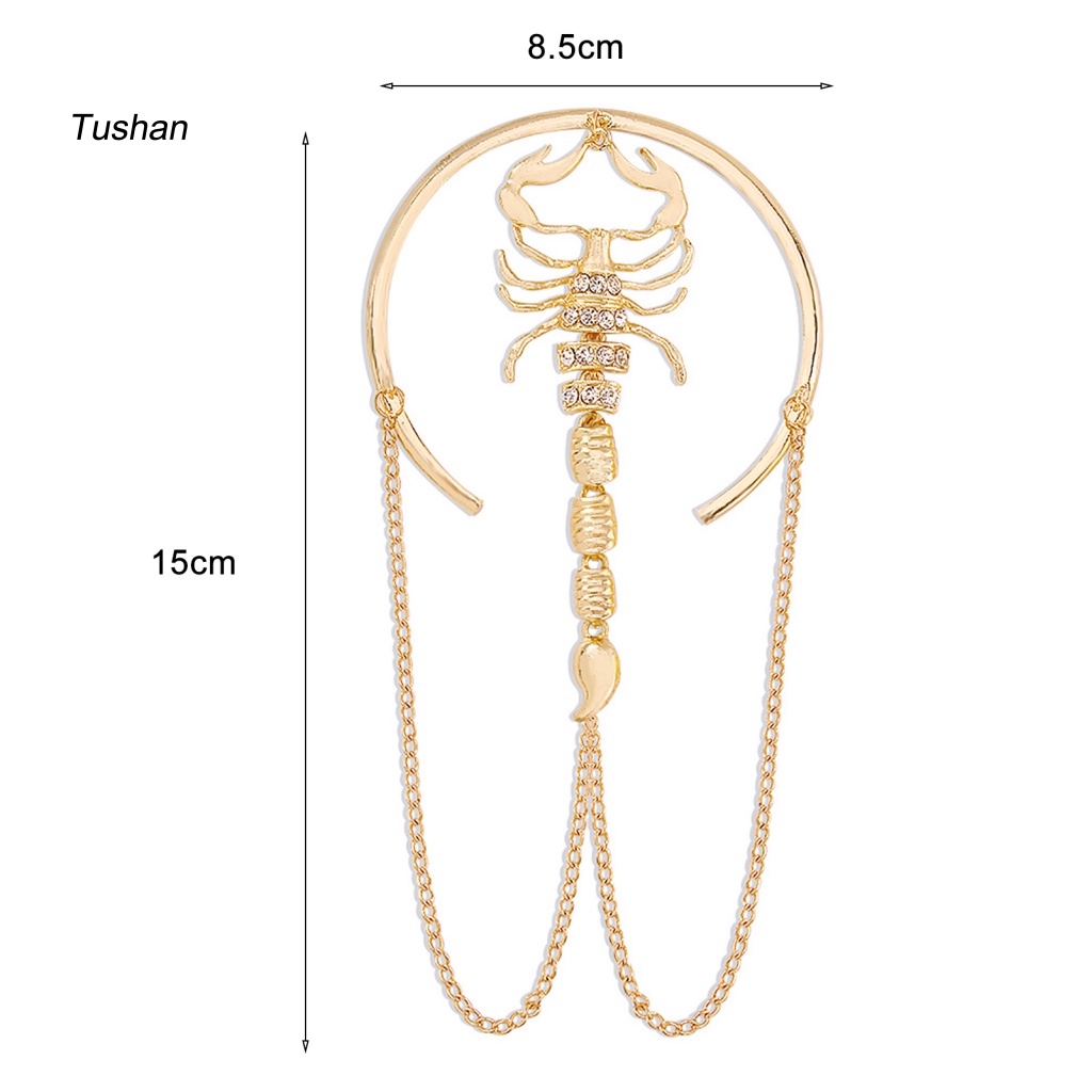 Vòng Đeo Cánh Tay Dạng Vòng Hở Màu Sáng Lâu Trôi Cho Nữ