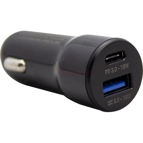 Cốc sạc xe hơi Zadez Power Delivery 1USB 1Type-C 36W ZCA-4831 - Hàng chính hãng - Công suất lên đến 36W