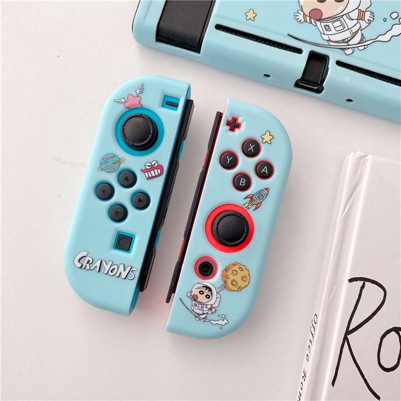 Ốp Bảo Vệ Máy Chơi Game Cầm Tay Chống Trượt Chống Sốc Chống Va Chạm Hình Cậu Bé Bút Chì Shin-Chan Phi Hành Gia Kiểu Nhật Bản
