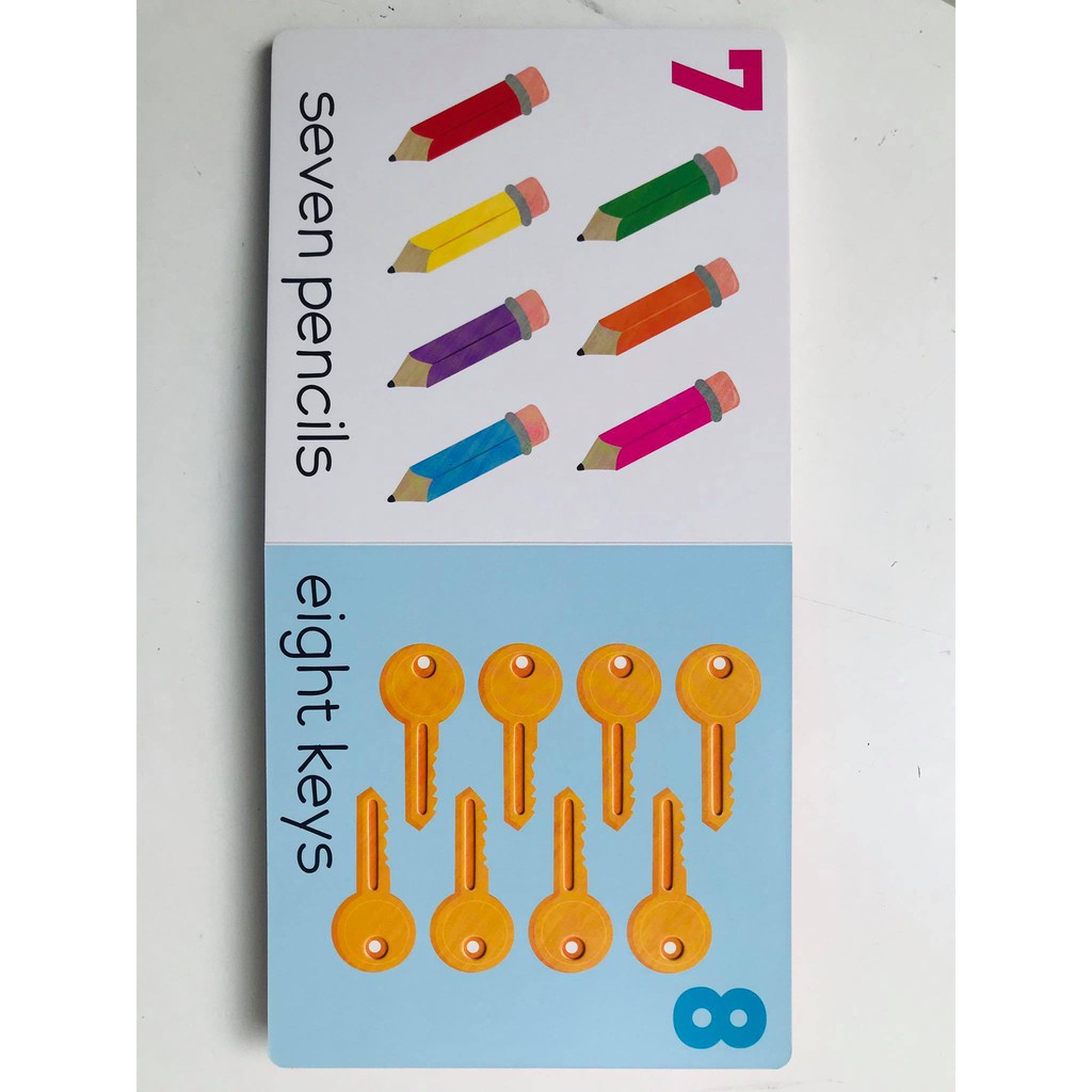 Sách Touch and Feel Board Book Counting - Chạm Và Cảm Nhận Việc Đếm Bảng