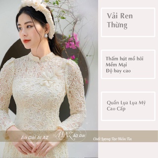 Áo Dài Cách Tân Nữ Ren Thừng Cao Cấp LD32