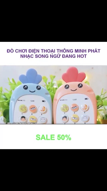 Điện thoại đồ chơi phát triển khả năng âm nhạc cho bé