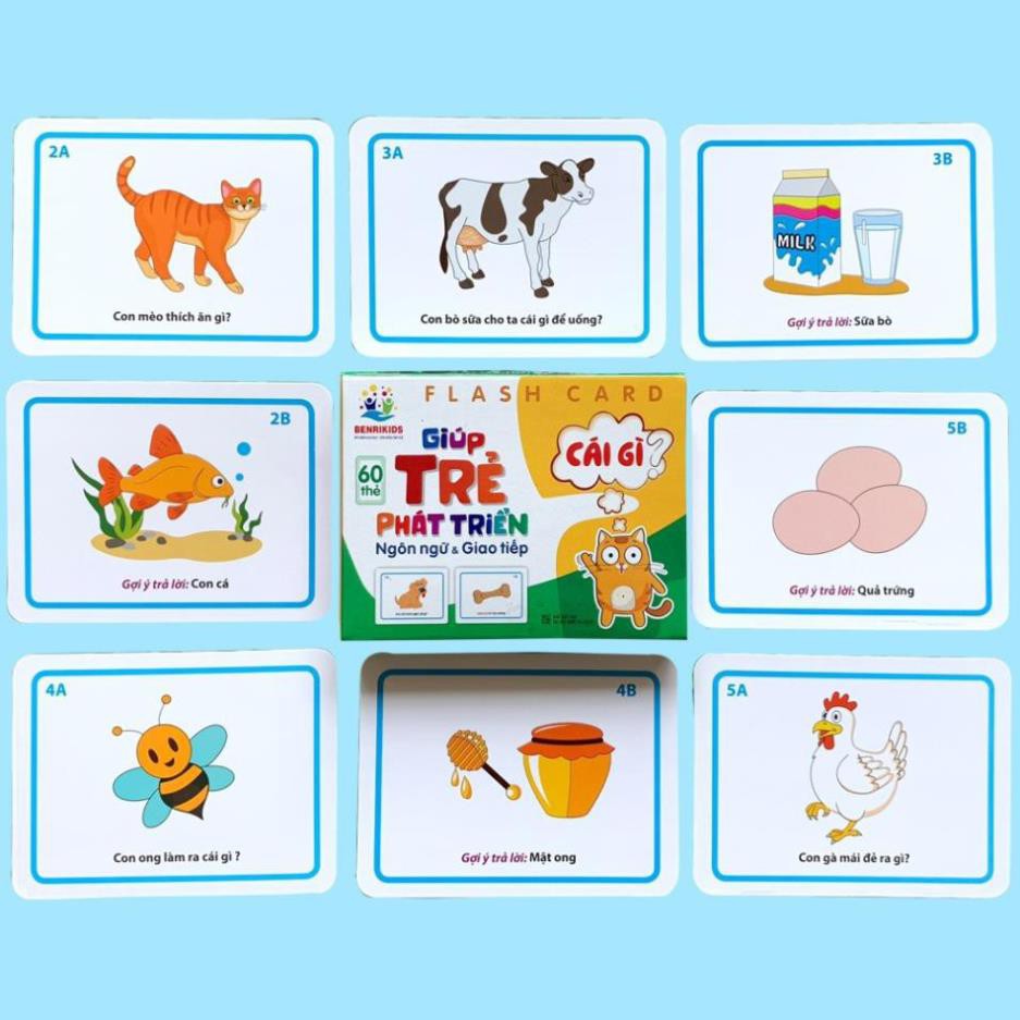 Bộ Thẻ Học 5 Chủ Đề Thông Minh Flashcards Giúp Bé Mở Rộng Vốn Từ Và Phát Triển Giao Tiếp