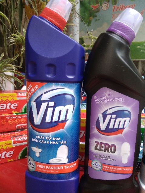 Nước tẩy bồn cầu vim zero 750ml