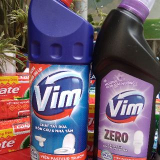 Nước tẩy bồn cầu vim zero 750ml