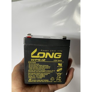 Bình Ắc Quy Long 12V-5AH Tháo Máy . BH 2 Tháng