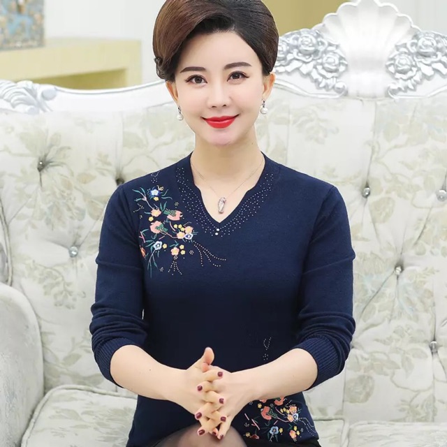 ÁO LEN THU ĐÔNG TRUNG NIÊN