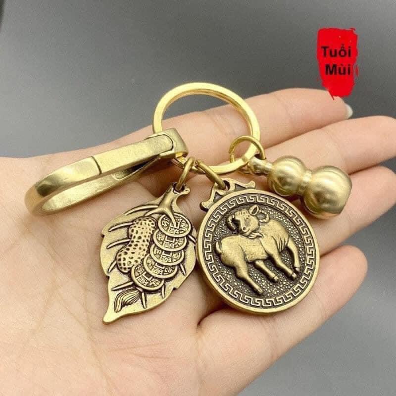 Móc Treo Chìa Khóa Phong Thủy 12 Con Giáp