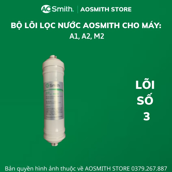 Lõi lọc nước Aosmith dùng cho máy A1, A2, M2 - hàng chính hãng.