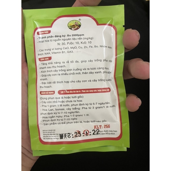 Phân bón Siêu bung đọt nảy chồi xanh lá chai 500ml Aroma