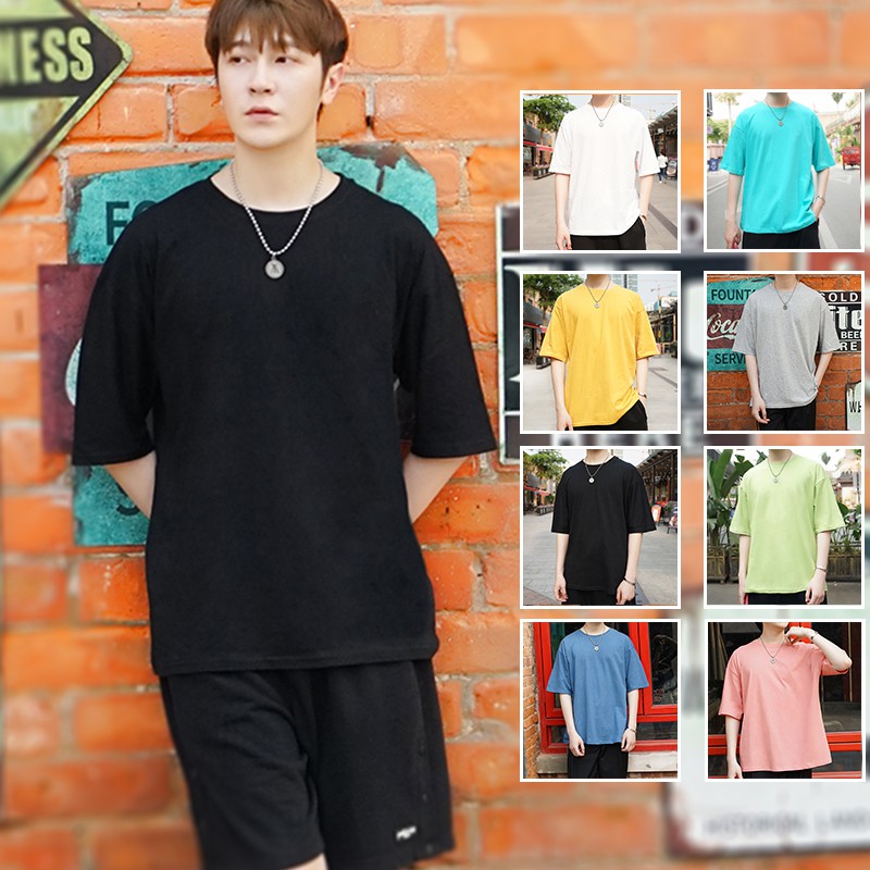Áo Thun Trơn Tay Lỡ Form Rộng Giá Rẻ, HaiHaiShop