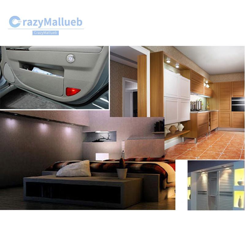 Crazymallueb❤LED Battery-powered Wireless Night Light Stick Tap Touch Lamp Light❤Lighting