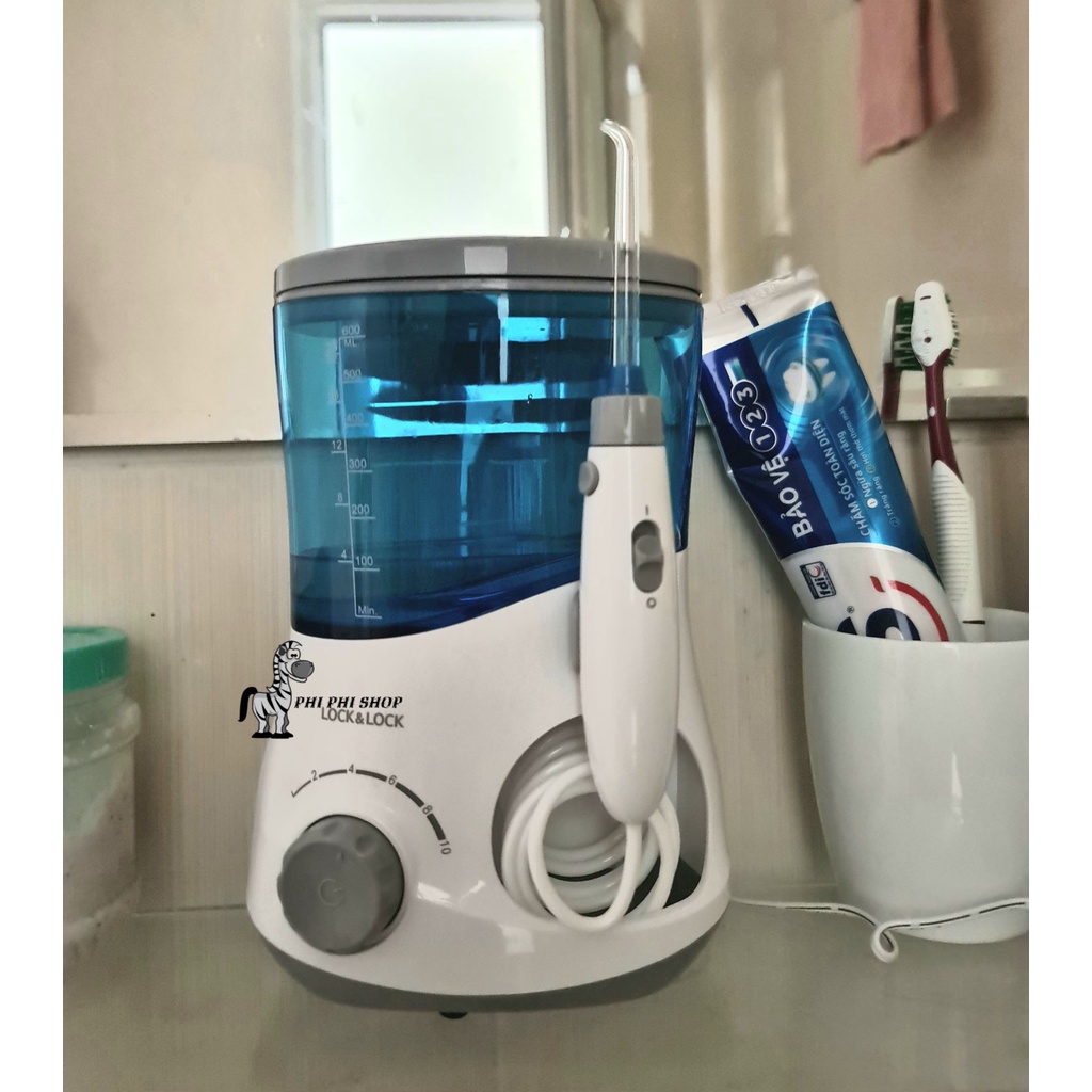 Máy Tăm Nước Không Dây Lock&amp;Lock Cordless Oral Irrigator ENR156BLU ENR111BLU