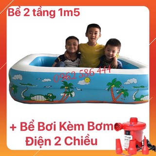 [ RẺ VÔ ĐỊCH ] Bể Bơi Phao Loại Dày Đủ Size ( ẢNH THẬT )