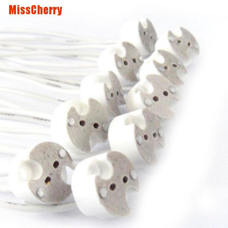 Set 10 Đuôi Đèn Halogen Mr11 Mr16 Gu5.3 G4