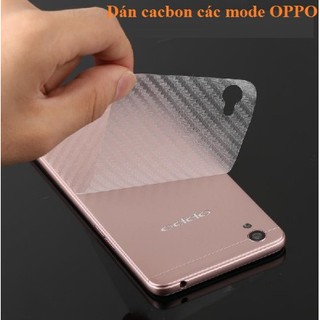 Miếng dán carbon oppo f3 f3plus a71 neo 7 a33 a35 a83 cacbon