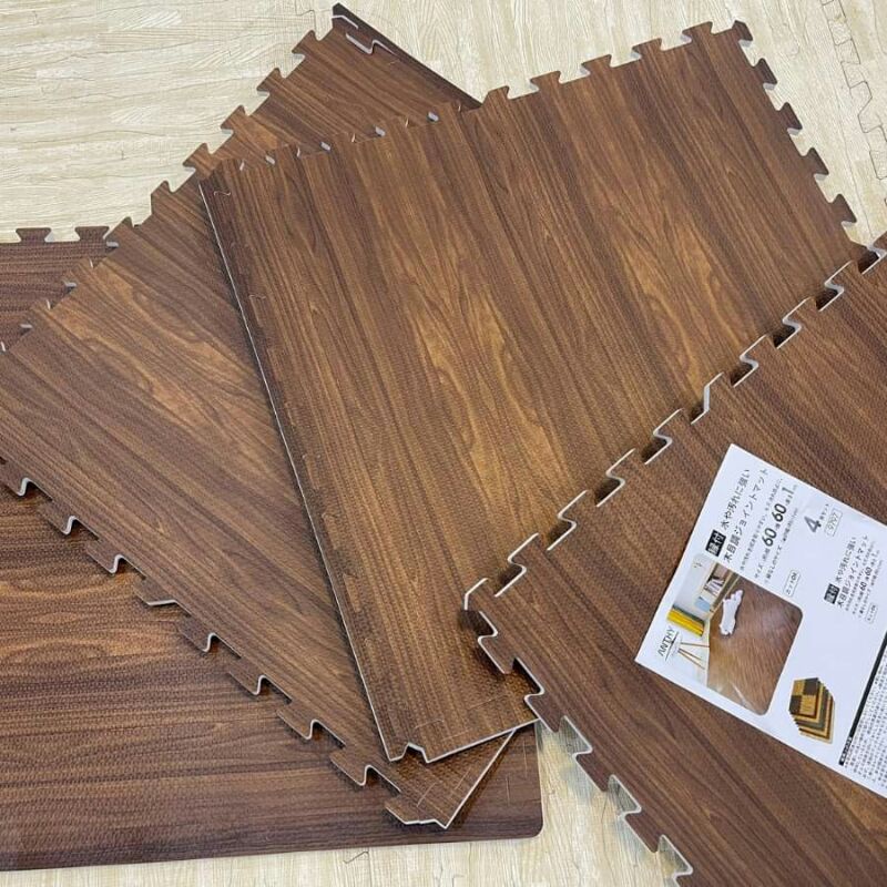 XỐP TRẢI SÀN VÂN GỖ (BỘ 4 TẤM)