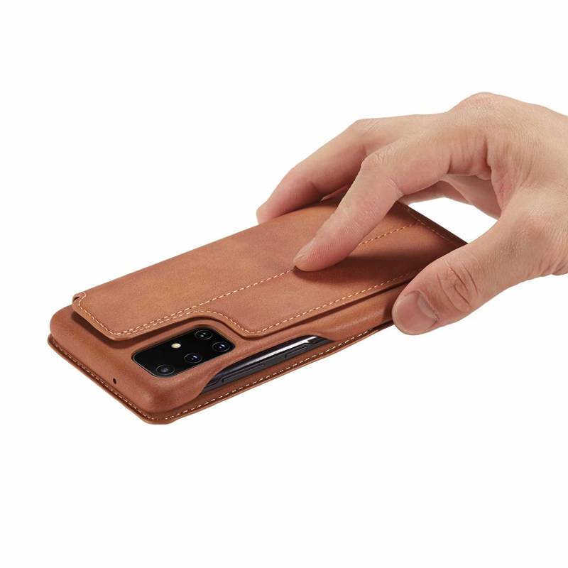 Bao Da Điện Thoại Nắp Lật Từ Tính Có Ngăn Đựng Thẻ Tích Hợp Giá Đỡ Cho Samsung Galaxy A21S A52 A52S A53 A54 A72 A31 A51 A71