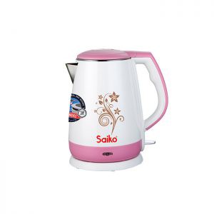 Bình Đun Siêu Tốc Saiko KT-2152S (1.5L) - Hồng - Hàng Chính Hãng