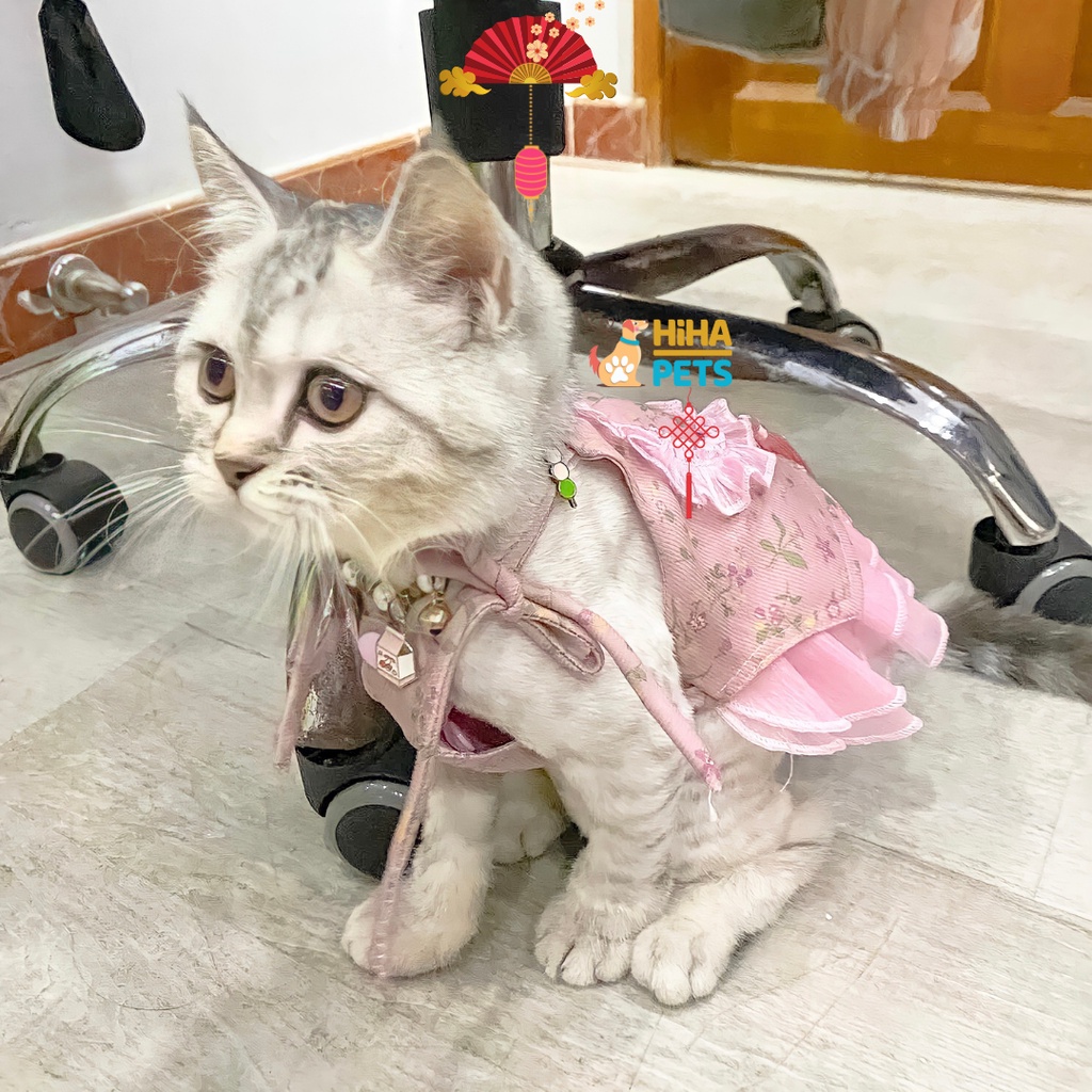 Áo Tết Cho Chó Mèo Quần Áo Thú Cưng Thời Trang Cao Cấp Hihapet