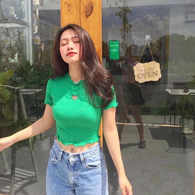 [Mã WARN10 giảm 10k đơn 99k] Áo coptop khoét tim HSU1 | BigBuy360 - bigbuy360.vn