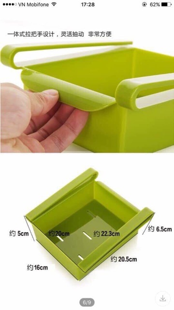 Khay nhựa để tủ lạnh tiện lợi - giao màu, mẫu ngẫu nhiên