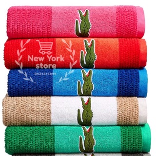 (Authentic) khăn đi biển Lacoste chính hãng USA