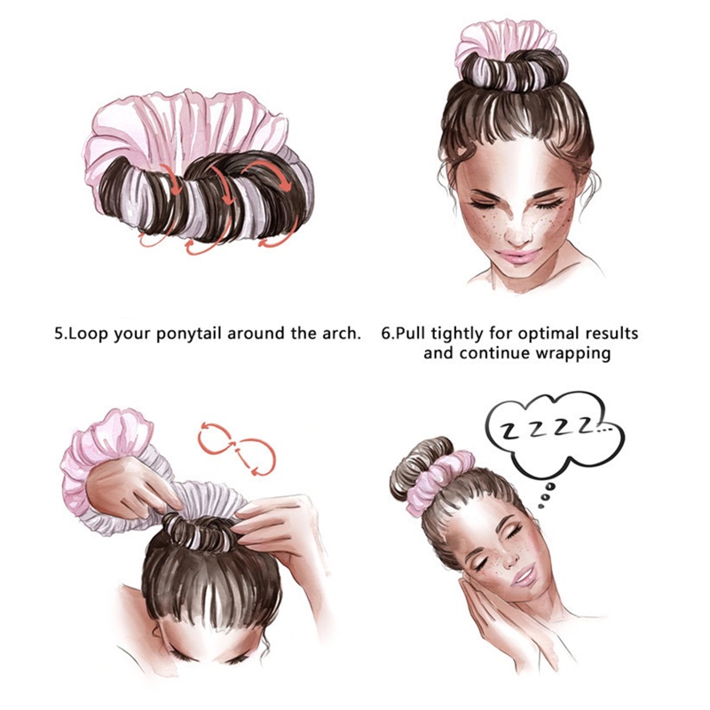 Máy Uốn Tóc Thanh Lịch Không Nhiệt Không Làm Nóng Không Làm Xoăn Tóc Đuôi Ngựa