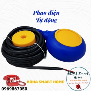 Phao điện máy bơm nước KWS - Chống cạn, chống tràn tự động chính hãng KOHA loại tốt nhất dài 5 mét